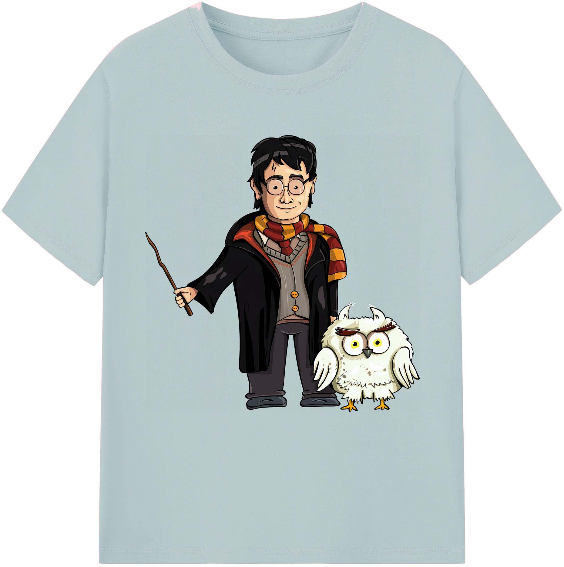 （画像用） Harry Potter ハリー・ポッターシリーズ 綿100％半袖Tシャツ（フロントプリント）